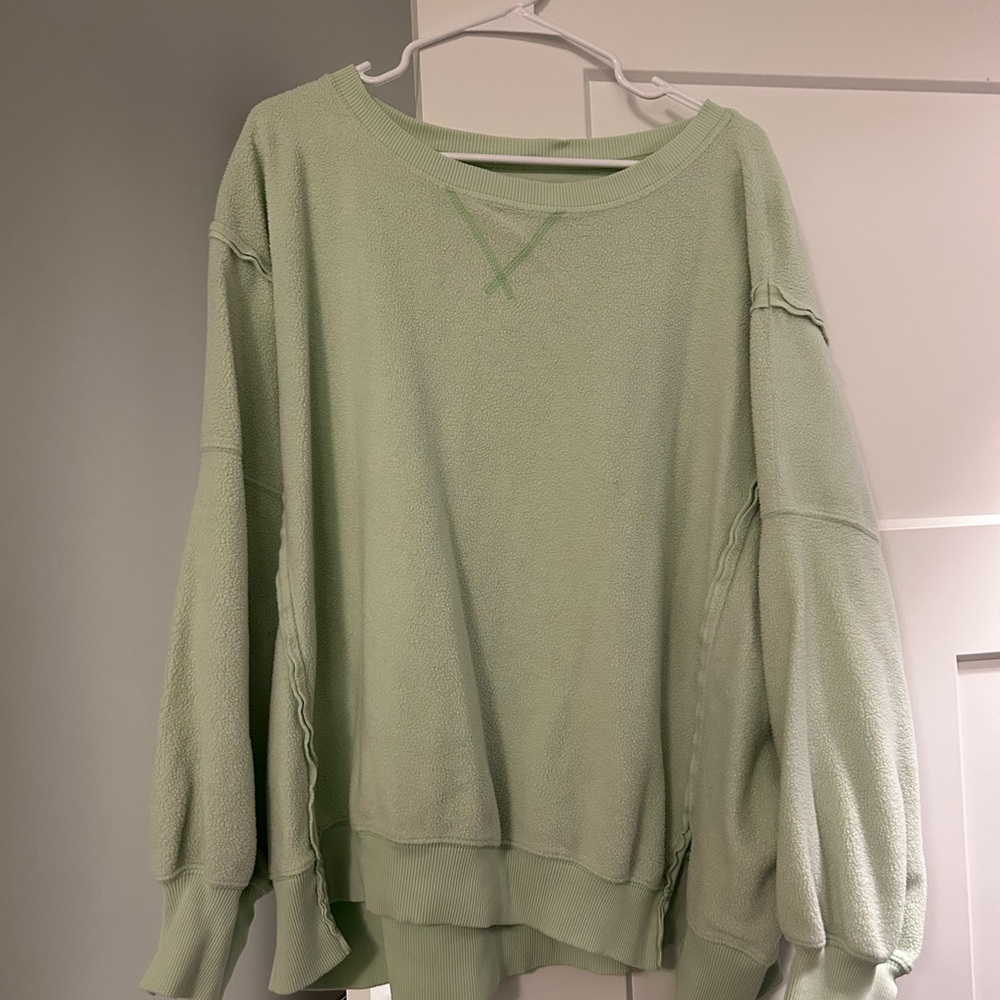 Aerie Light Green Sweatshirt